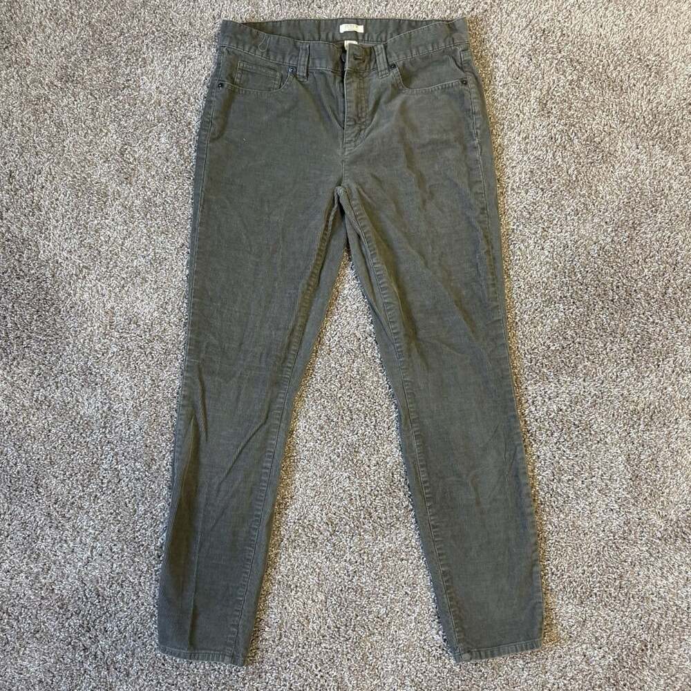 J.Crew Matchstick Corduroy Straight Leg Pants Autumn Capsule Retro Minimalist